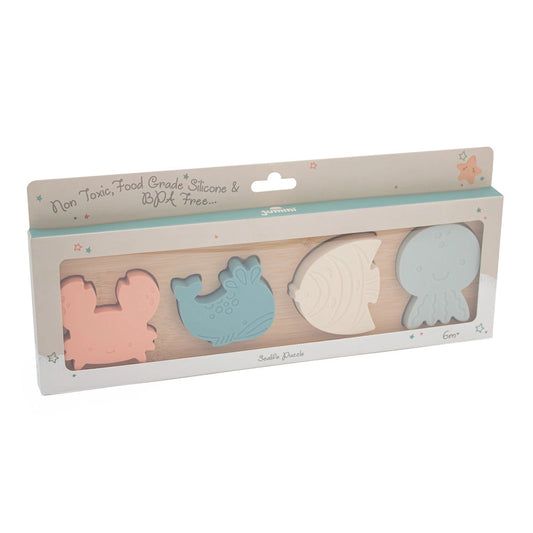 Jumini Silicone Shapes Puzzle - Sea Life