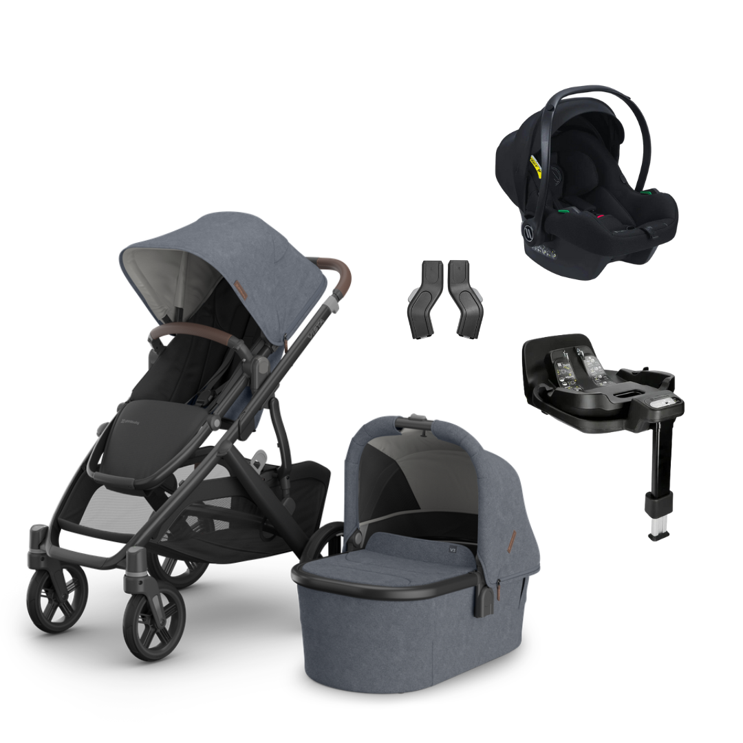 UPPAbaby Vista V3 Pushchair Bundle with Avionaut Cosmo Smart Travel System