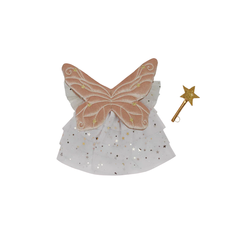 Olli Ella Dinkum Doll Fairy Outfit Set - Pearl