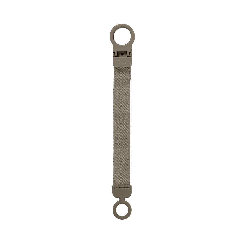 BIBS Dummy Clip Loop - Dark Oak