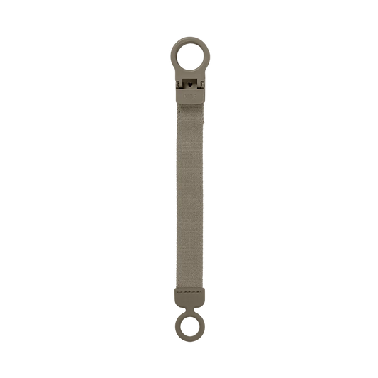 BIBS Dummy Clip Loop - Dark Oak
