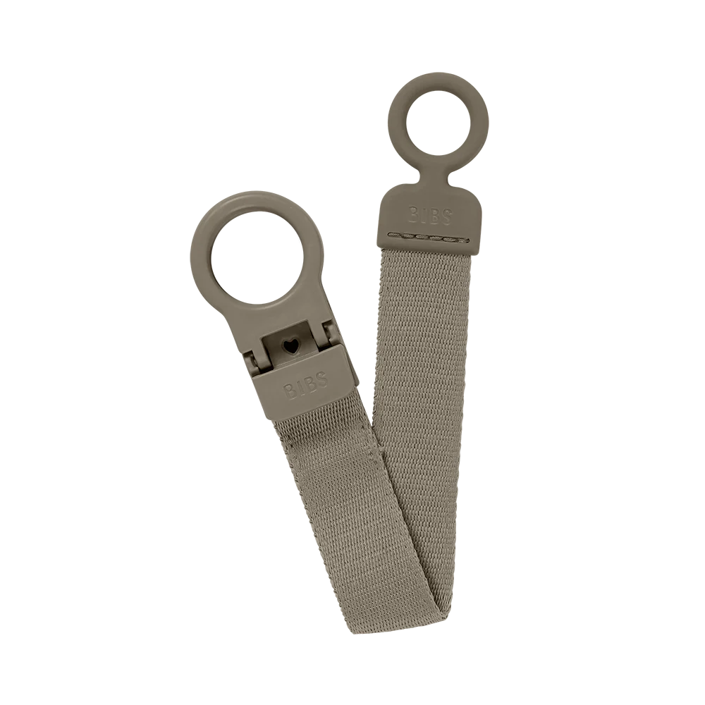 BIBS Dummy Clip Loop - Dark Oak