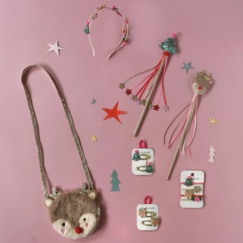Rockahula Little Reindeer Christmas Hair Clips