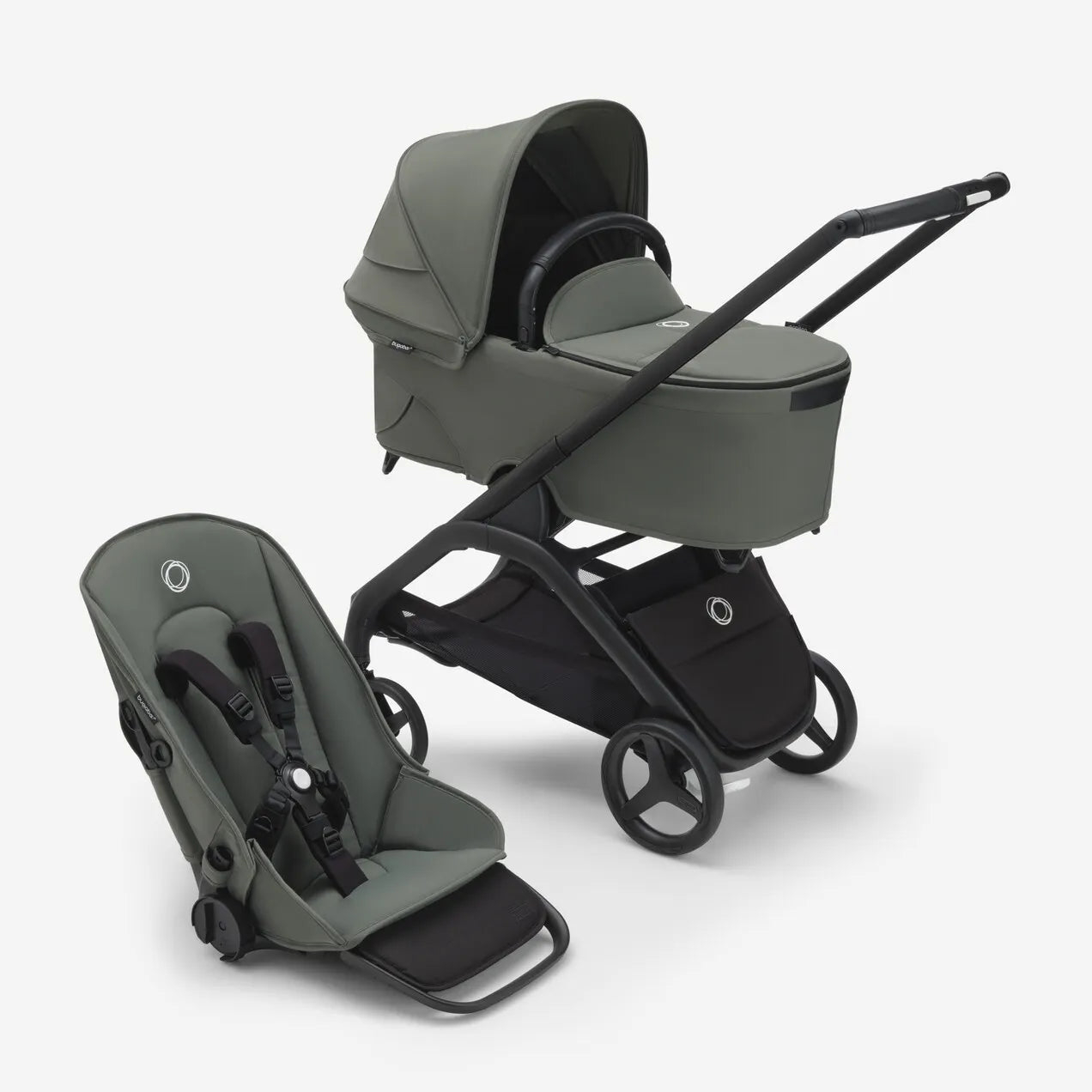 Bugaboo Dragonfly Pushchair with Avionaut Cosmo Smart 2.0 Travel System