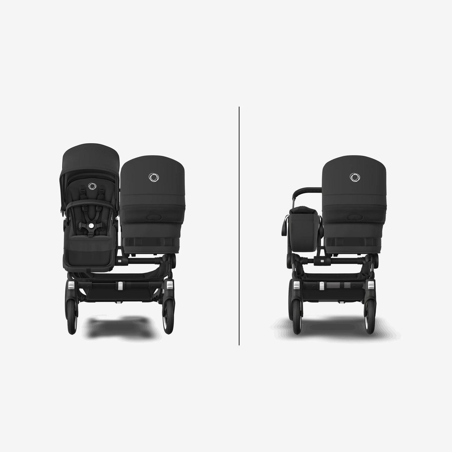 Bugaboo Donkey 5 Twin Pushchair with 2 Avionaut Cosmo Smart Travel System