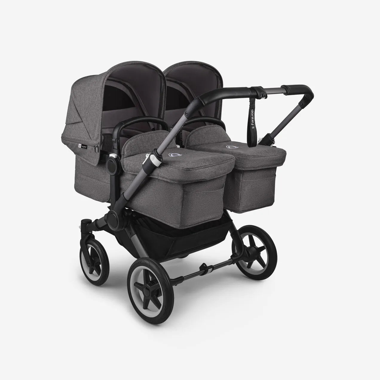 Bugaboo Donkey 5 Twin Pushchair with 2 Avionaut Cosmo Smart Travel System