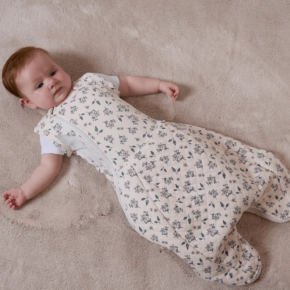 Purflo Swaddle to Sleep Bag 0-4M 2.5 tog - Daisy Dreams