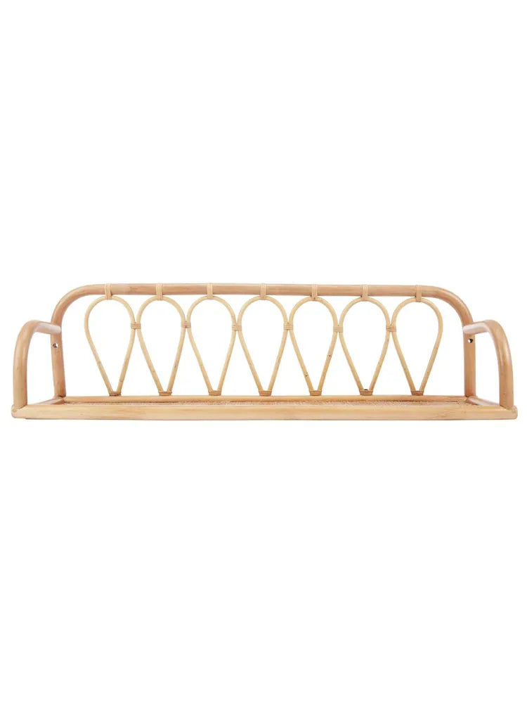 CuddleCo Aria Rattan Shelf - Large