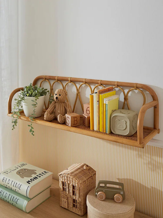 CuddleCo Aria Rattan Shelf - Large