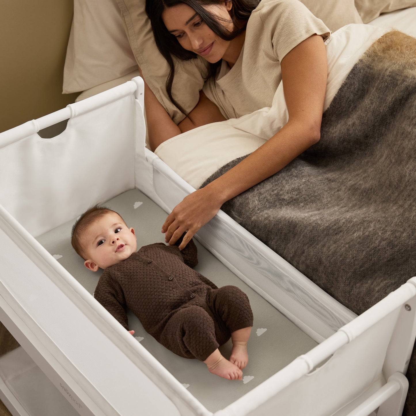 Snüz SnuzPod5 Bedside Crib - White
