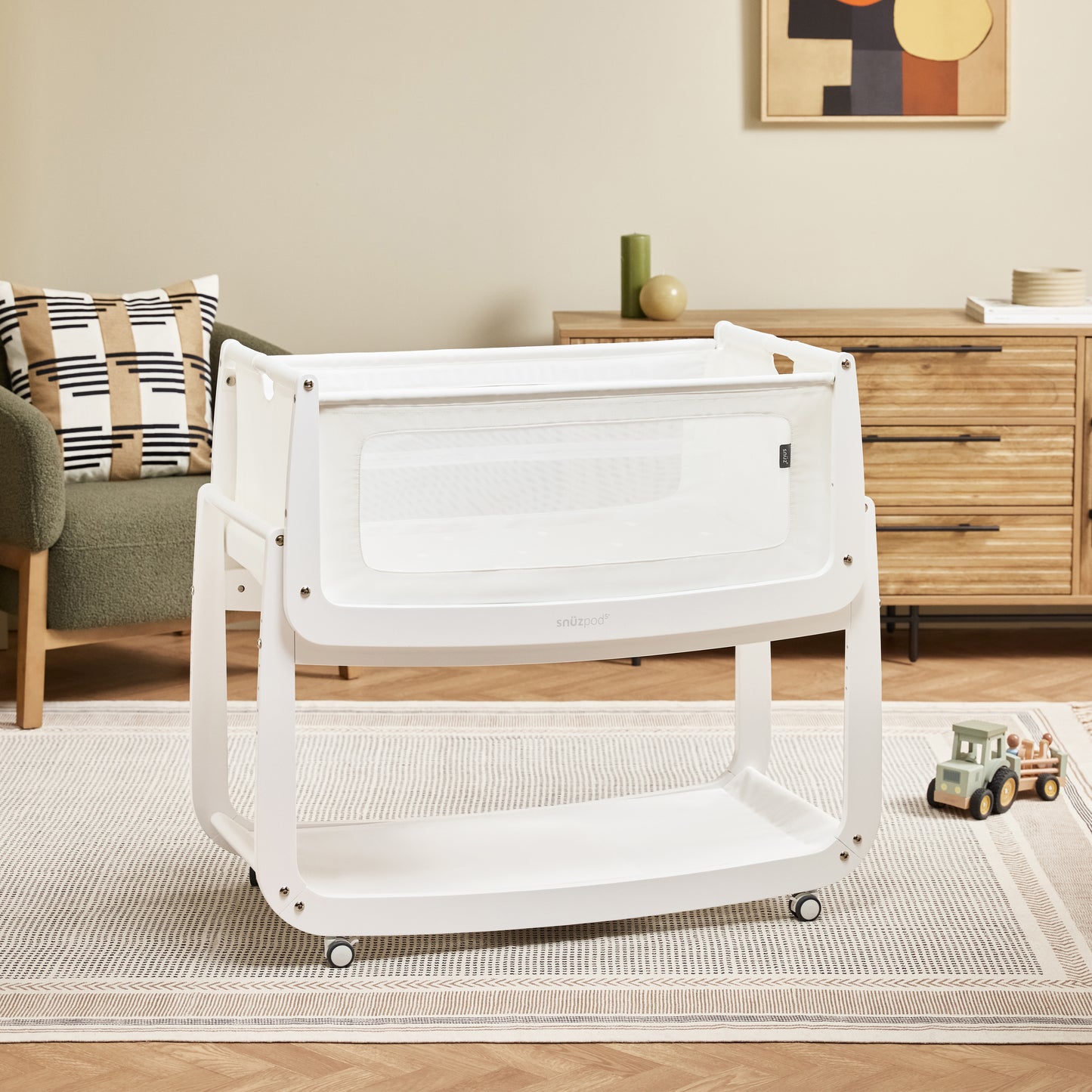 Snüz SnuzPod5 Bedside Crib - White