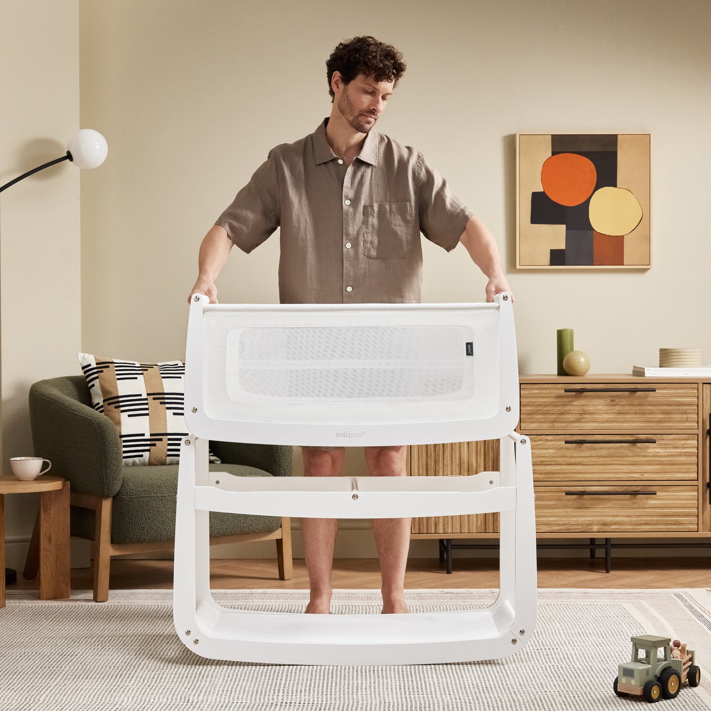 Snüz SnuzPod5 Bedside Crib - White