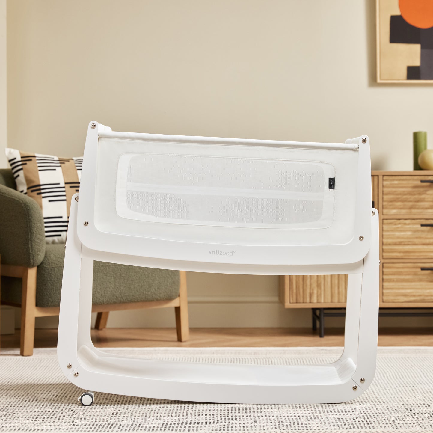 Snüz SnuzPod5 Bedside Crib - White