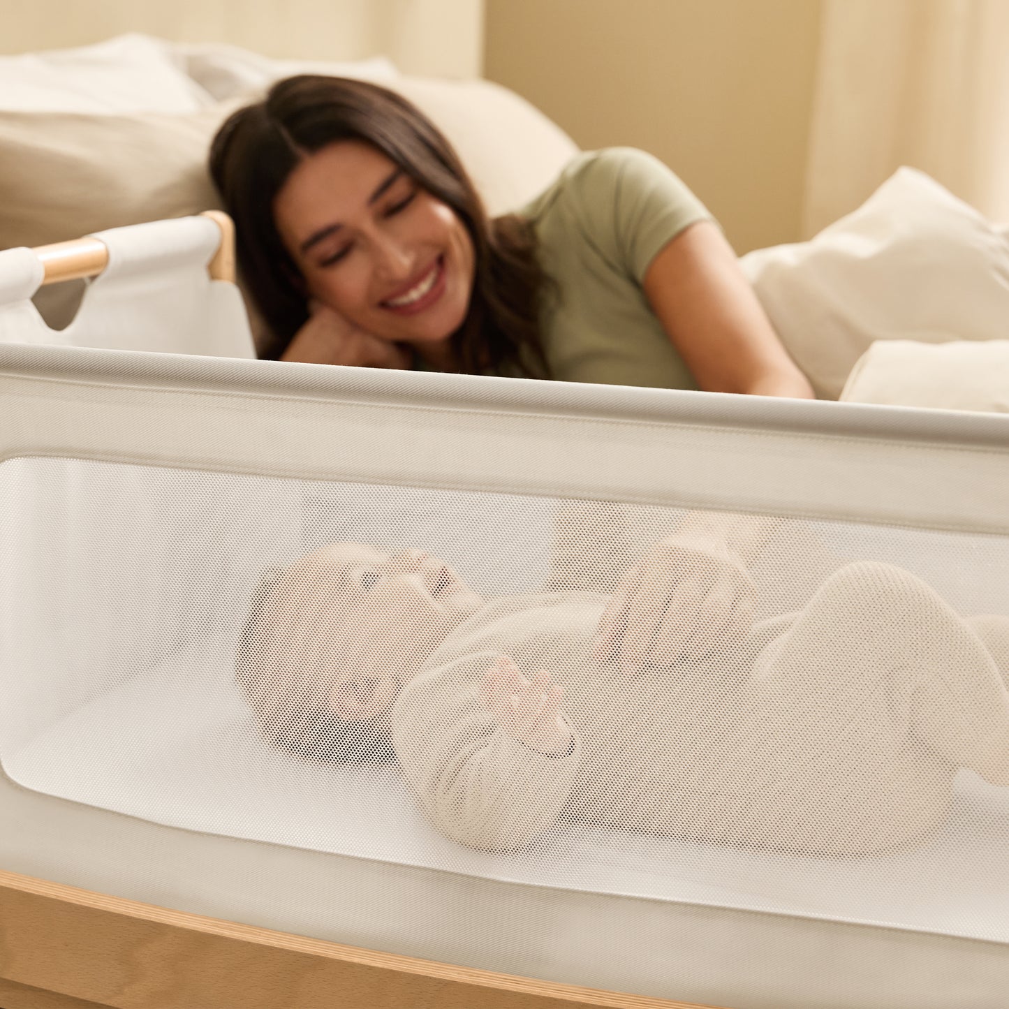 Snüz SnuzPod5 Bedside Crib - Natural