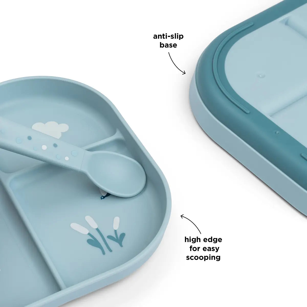 Done By Deer Foodie Compartment Plate - Elphee