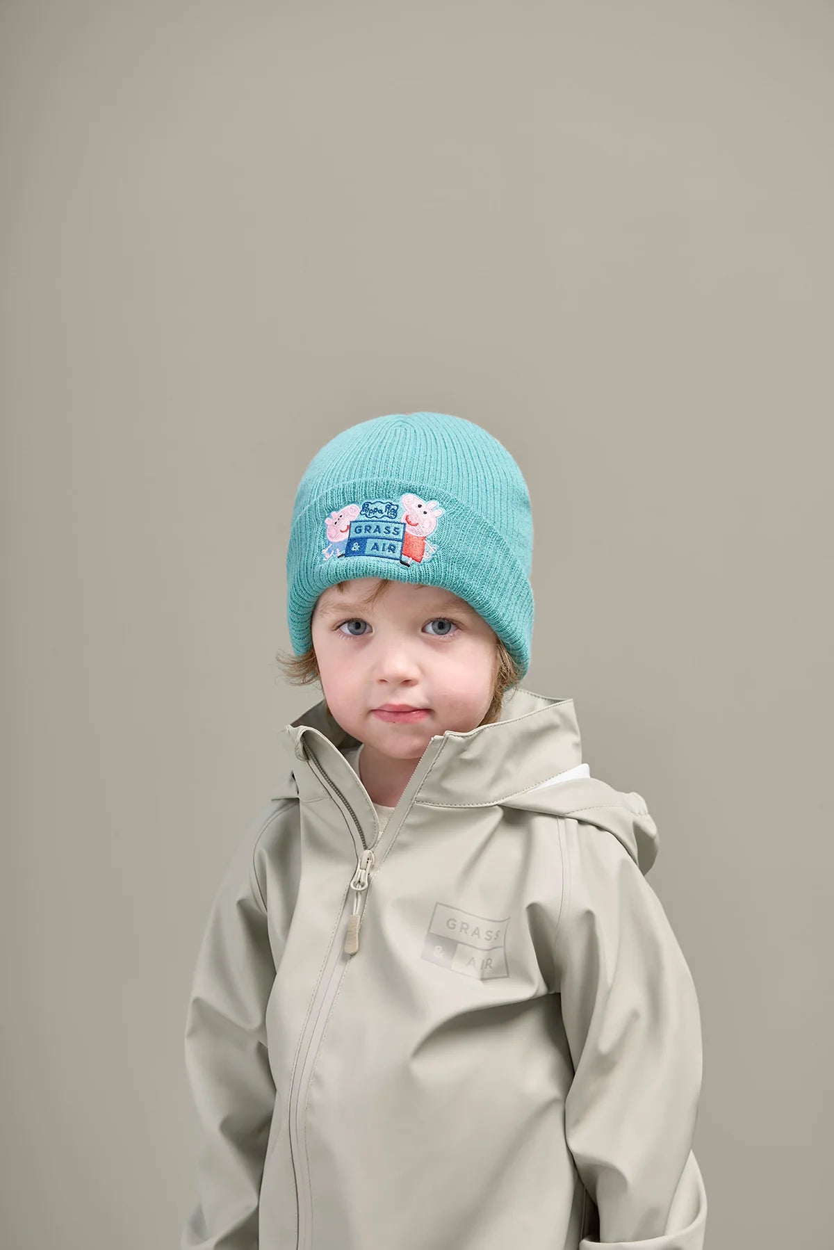 Grass & Air x Peppa Pig Beanie Hat Blue