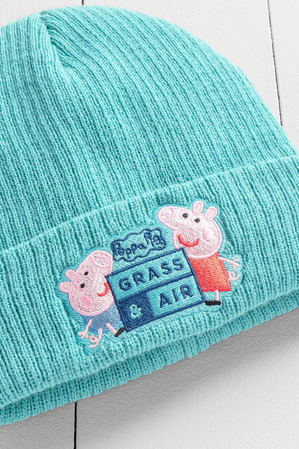 Grass & Air x Peppa Pig Beanie Hat Blue