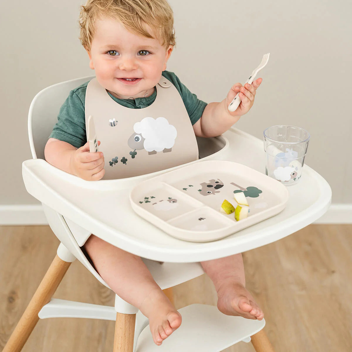 Done By Deer Glass L - Tiny Farm Sand