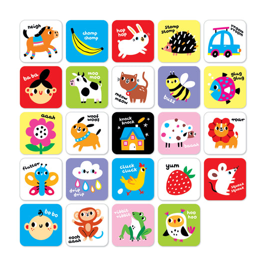 Banana Panda High Contrast Baby Cards 6m+
