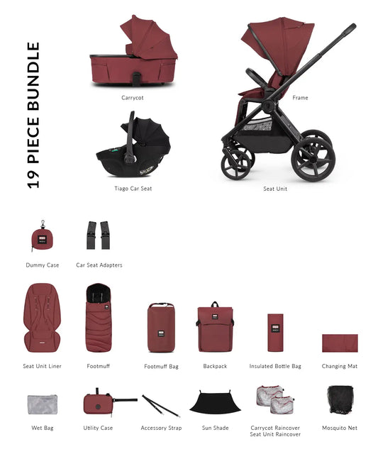 Venicci x Hunter Upline 3 - Comfort Bundle (3 in 1) Travel System