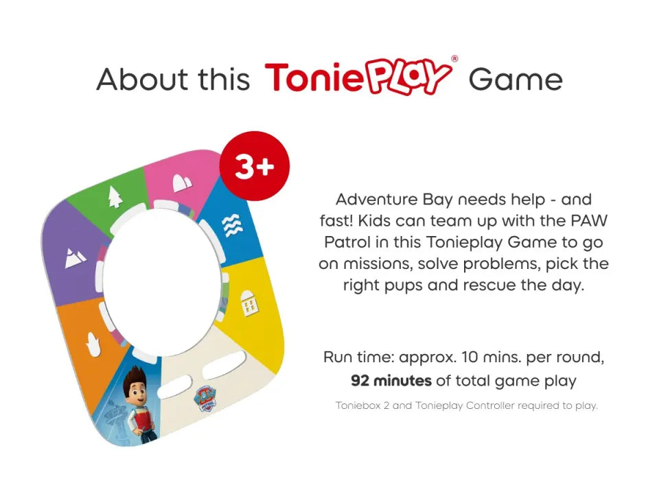 Tonies - Tonieplay Paw Patrol: Adventure Bay Rescue Heroes