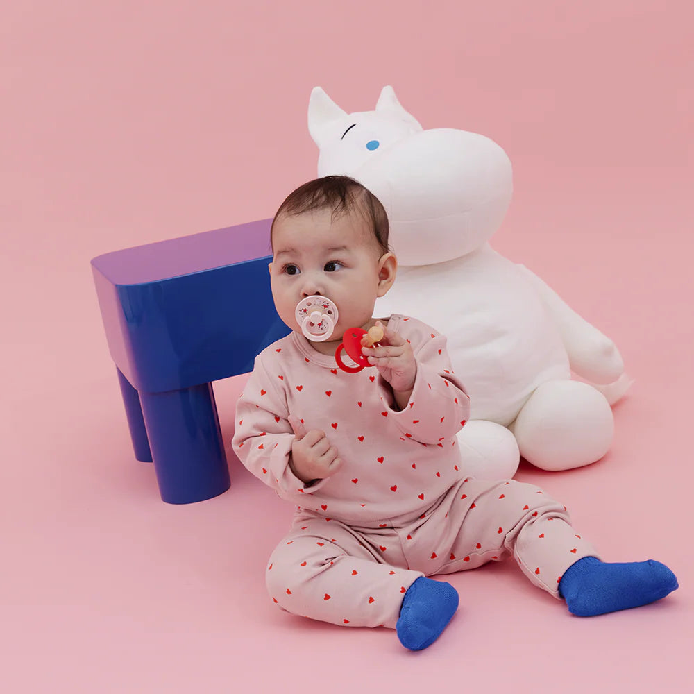 BIBS x Moomin Colour Dummies 2 pack Dancing - Candy Apple mix