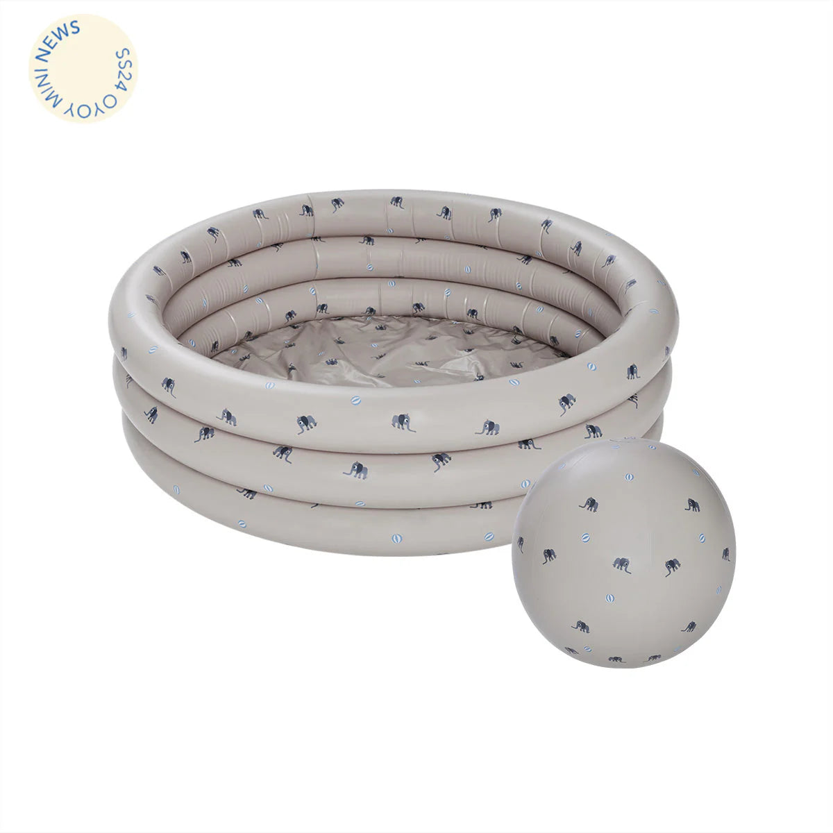 OYOY Elephant Swimming Pool Small & Beach Ball