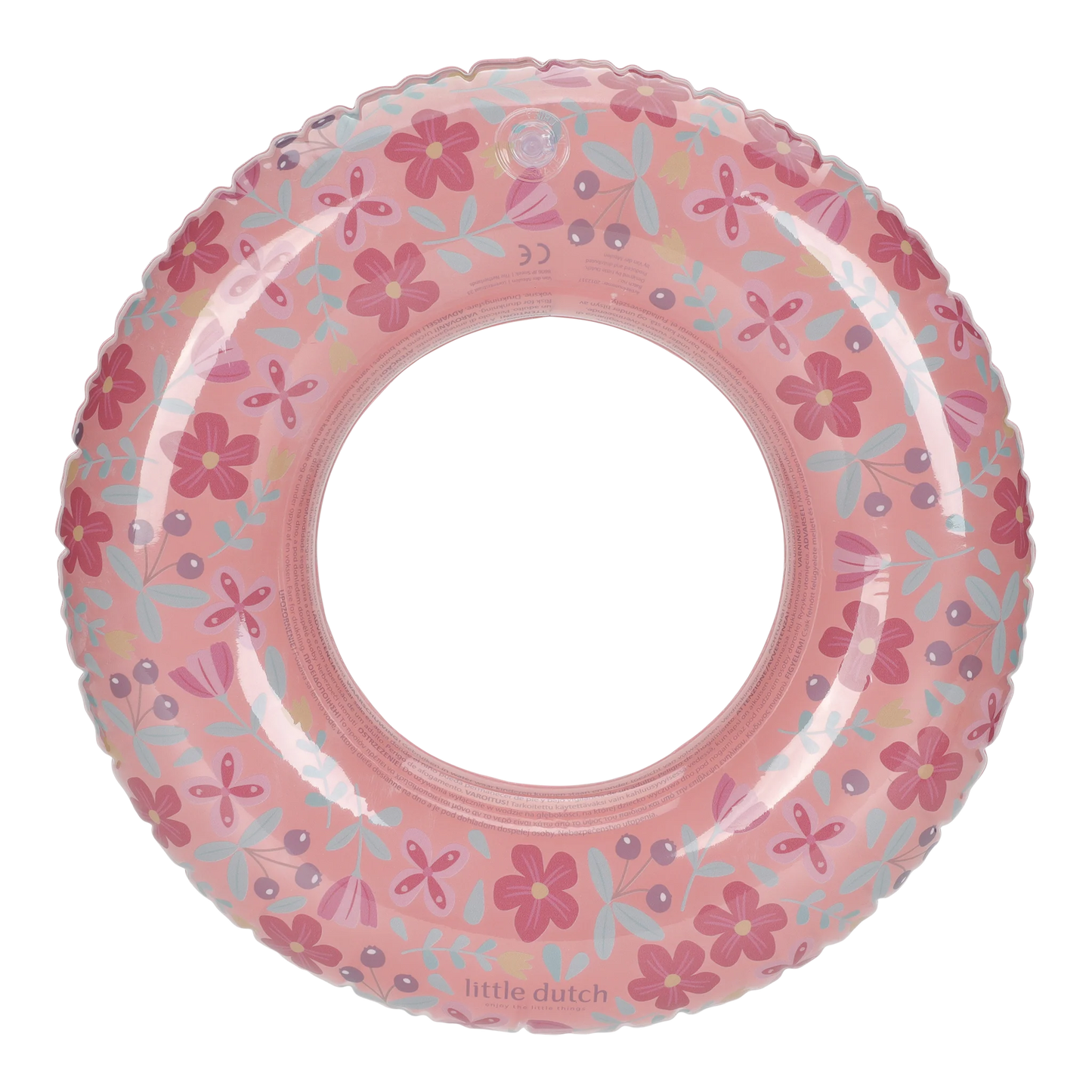 Little Dutch Little Dutch Pink Flowers Swimming Ring 50cm