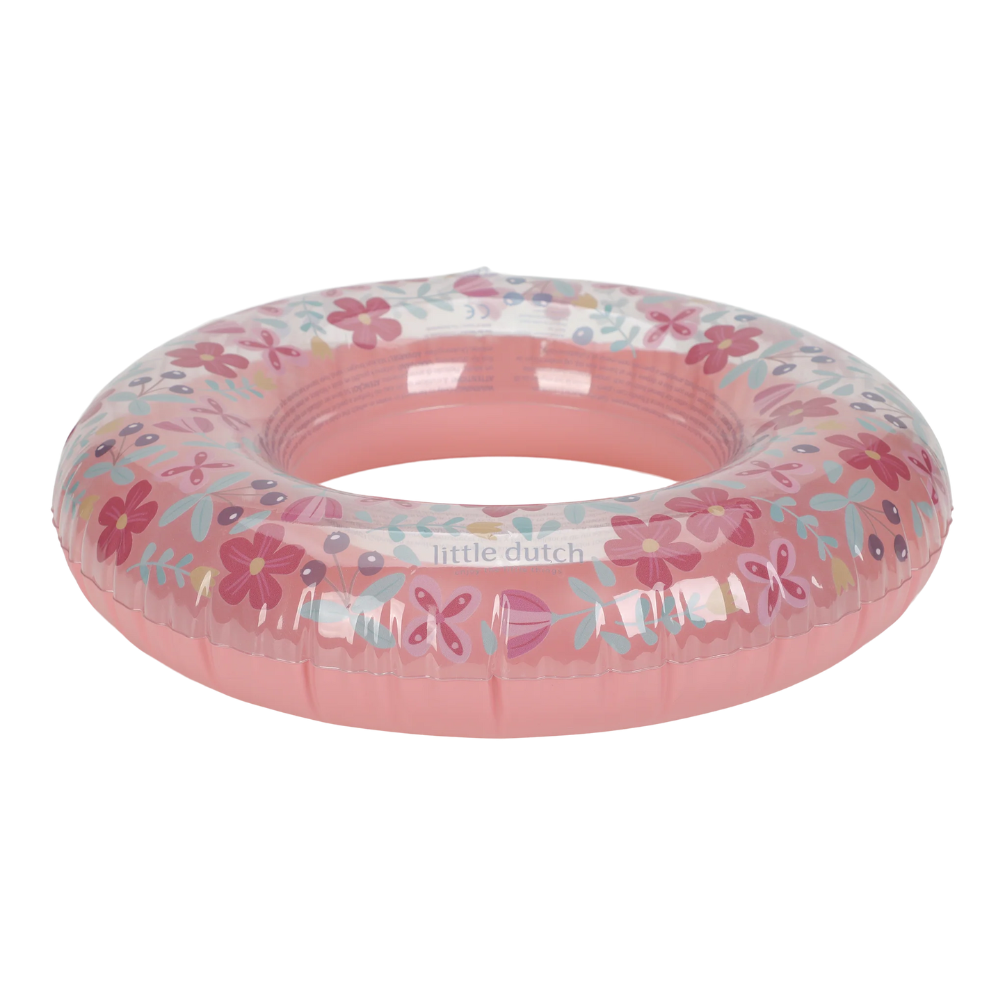 Little Dutch Little Dutch Pink Flowers Swimming Ring 50cm