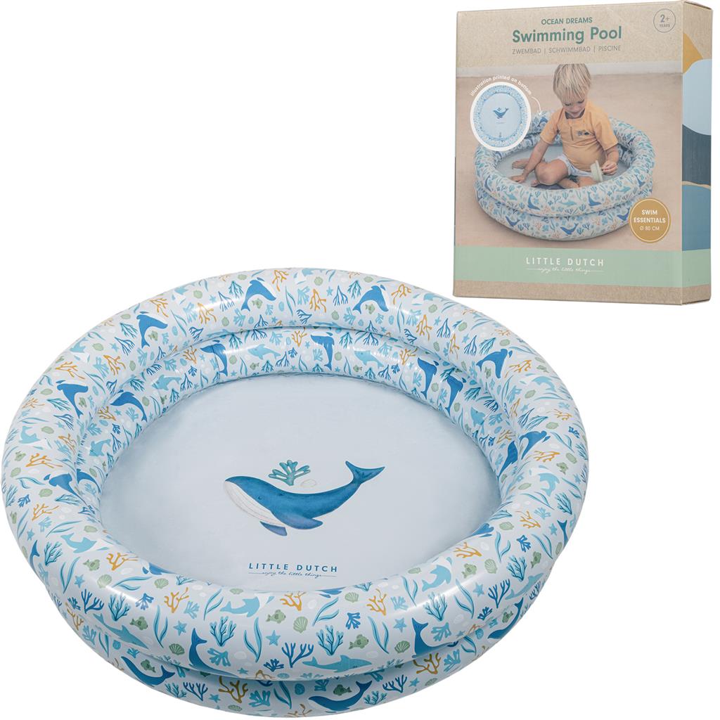 Little Dutch Pool - Ocean Dreams Blue 80cm