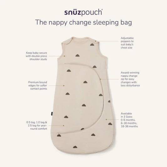 SnüzPouch Sleeping Bag 1.0T - Cashmere Cross
