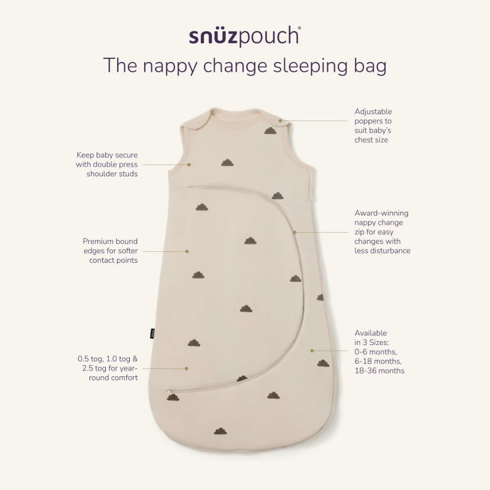 SnüzPouch Sleeping Bag 2.5T - Cashmere Cross