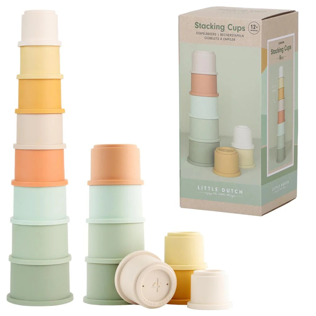 Little Dutch Stacking Cups Multicolour