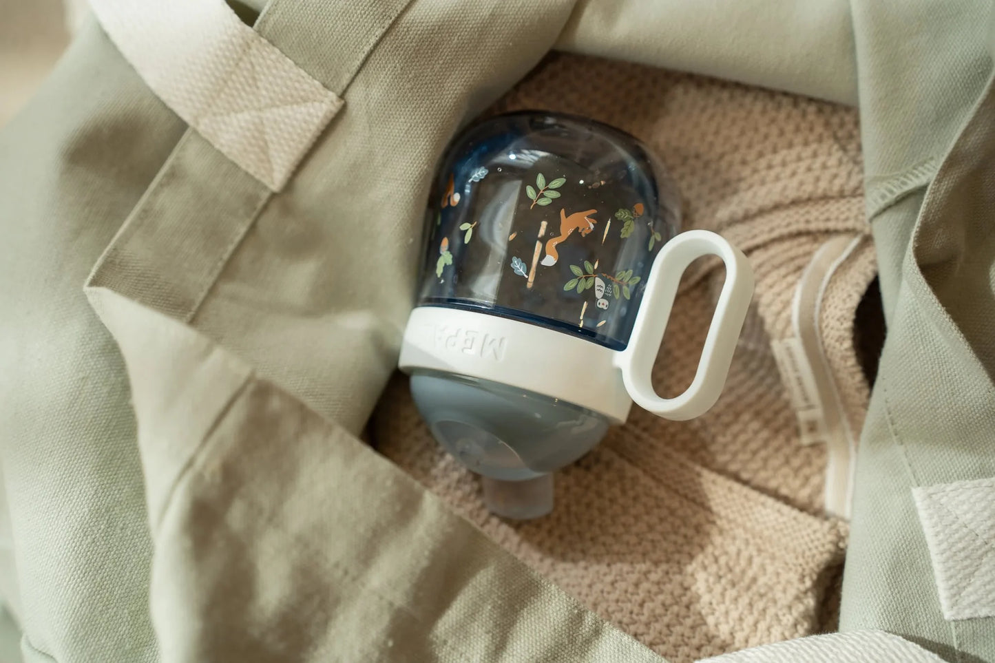 Little Dutch x Mepal Non-Spill Sippy Cup 200ml - Forest Friends