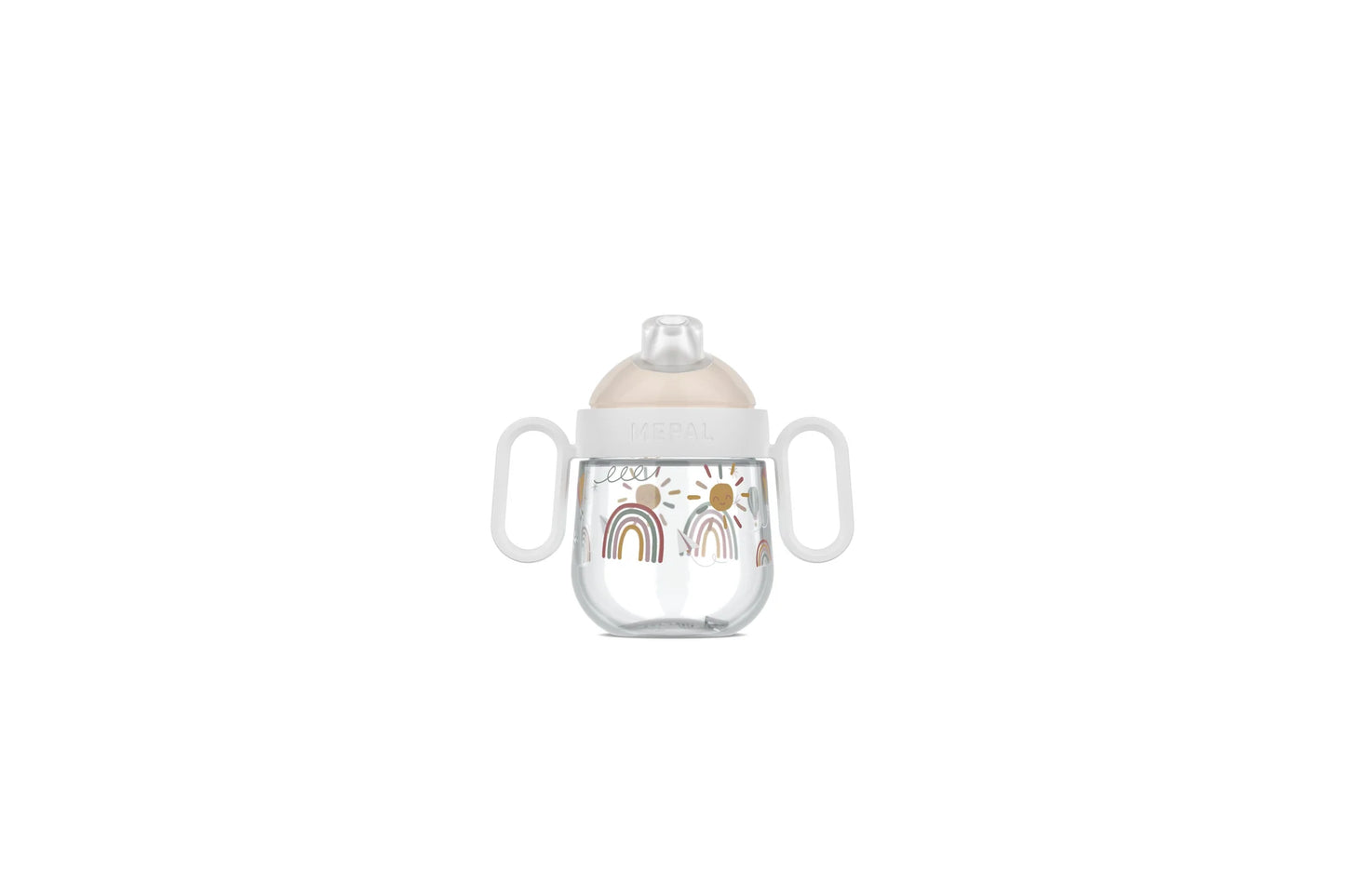 Little Dutch x Mepal Non-Spill Sippy Cup 200ml - Sunshine & Rainbow
