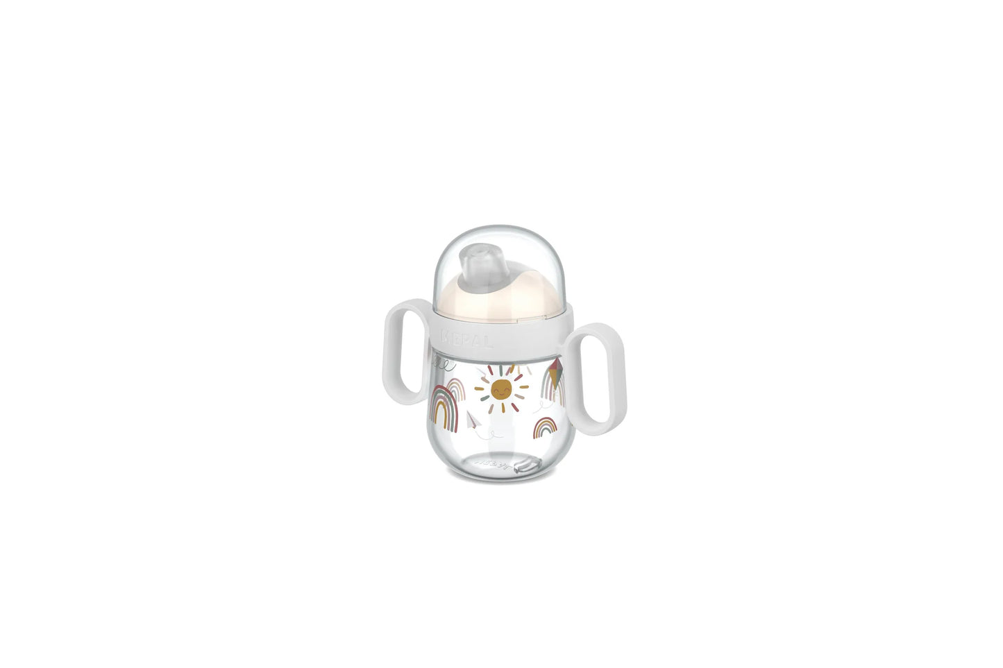 Little Dutch x Mepal Non-Spill Sippy Cup 200ml - Sunshine & Rainbow