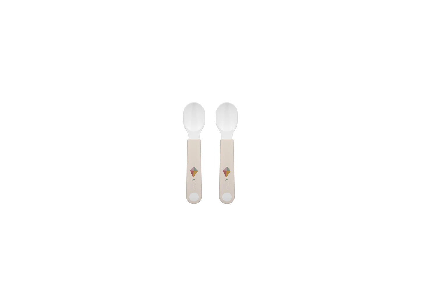 Little Dutch x Mepal Trainer Spoon 2pcs - Sunshine & Rainbow