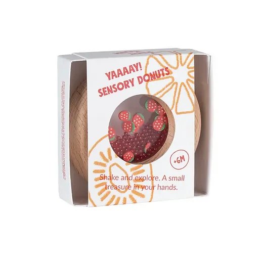 Petit Boum Sensory Donut - Strawberry