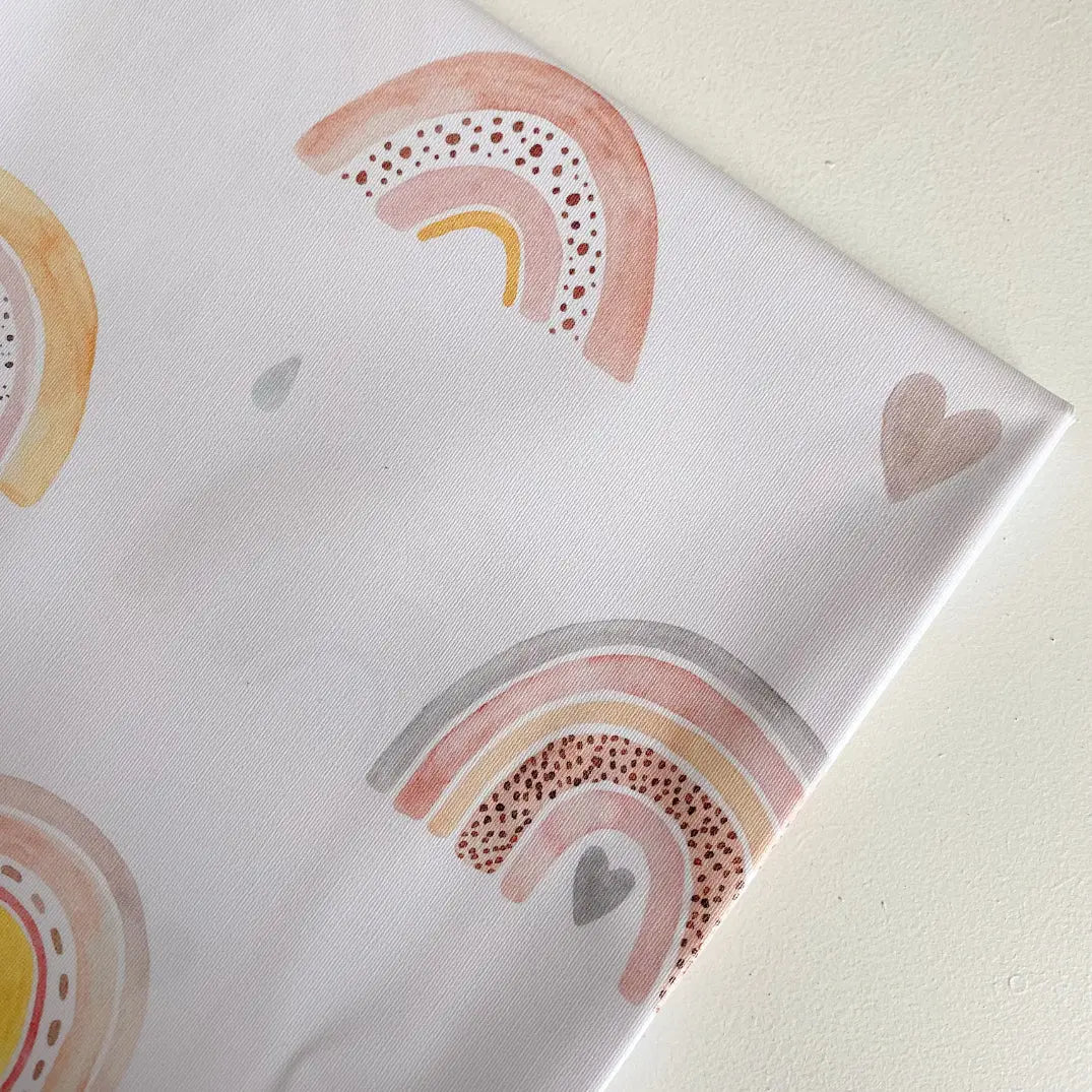 Bobbin and Bumble Wipeable Splash Mat - Rainbow