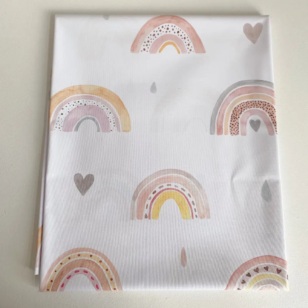 Bobbin and Bumble Wipeable Splash Mat - Rainbow
