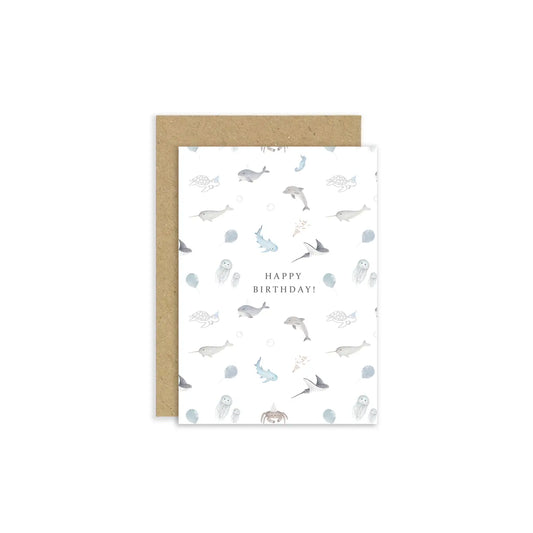 Little Roglets Under the Sea Birthday Card