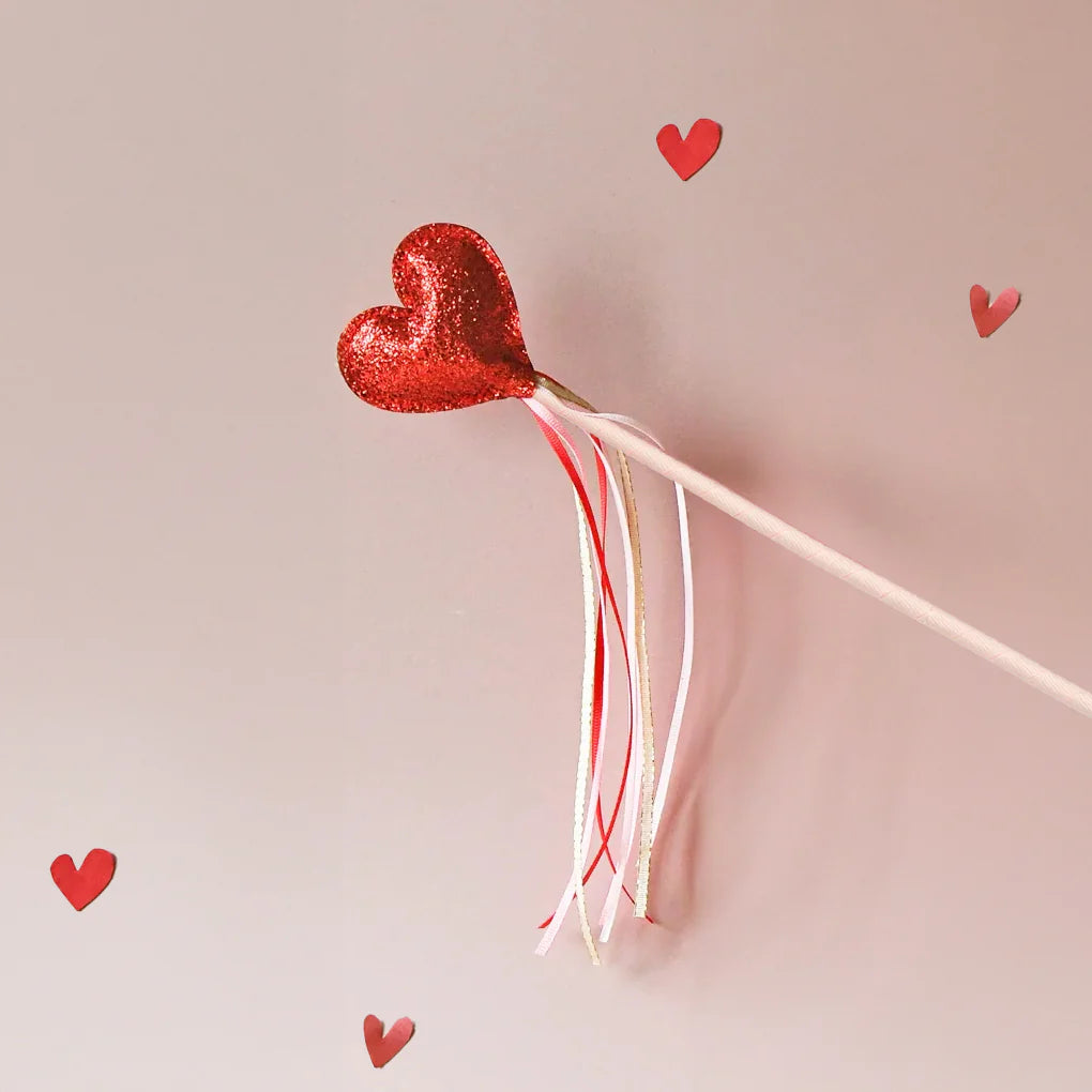 Rockahula Love Heart Glitter Wand