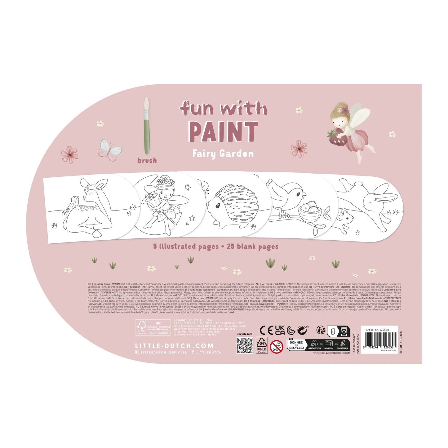 Little Dutch Paint Book Fairy Garden