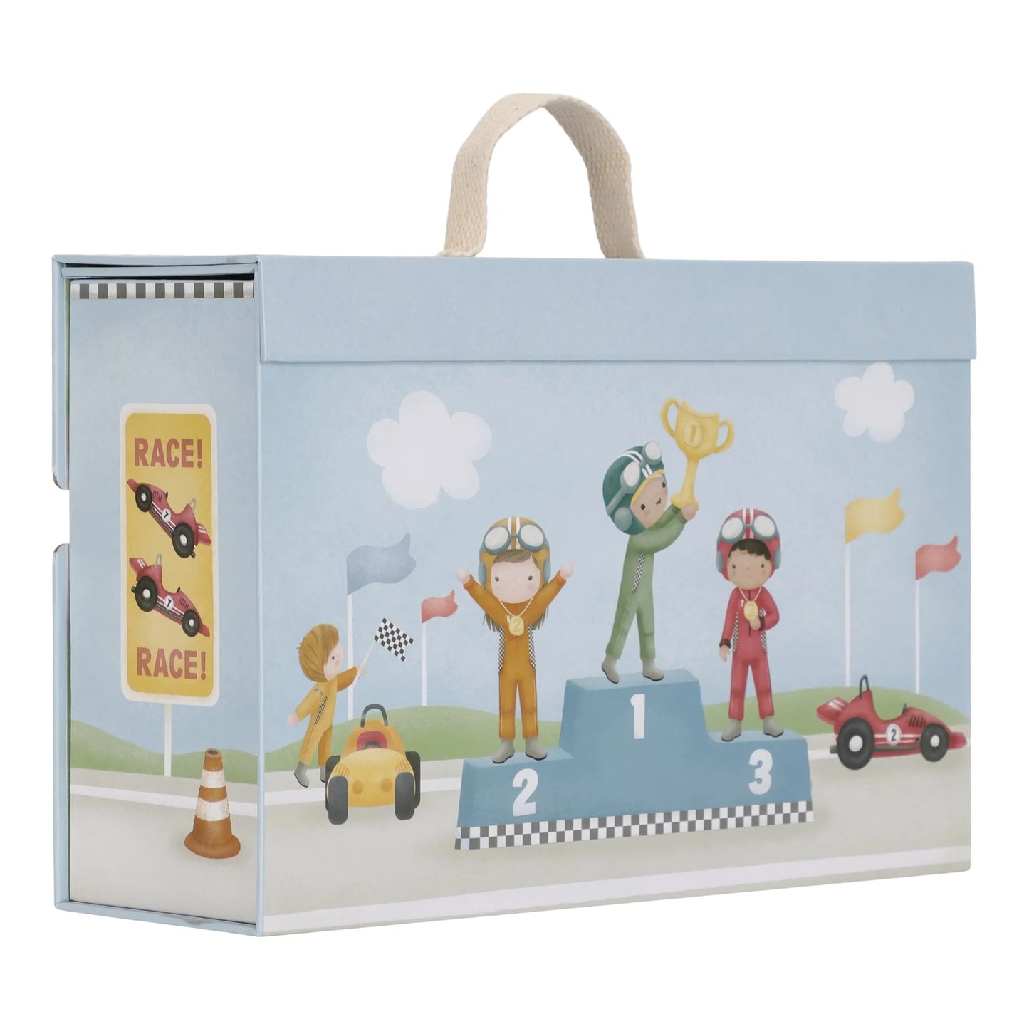 Little Dutch Play Case with Racetrack