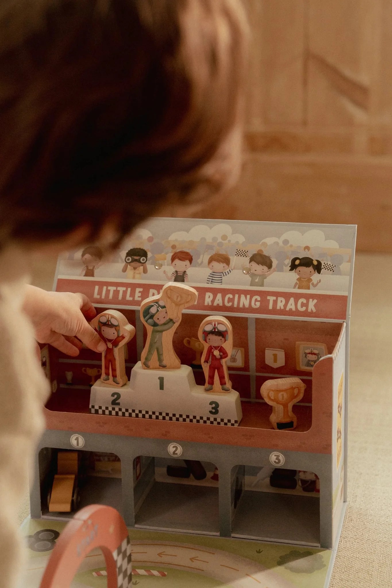 Little Dutch Play Case with Racetrack