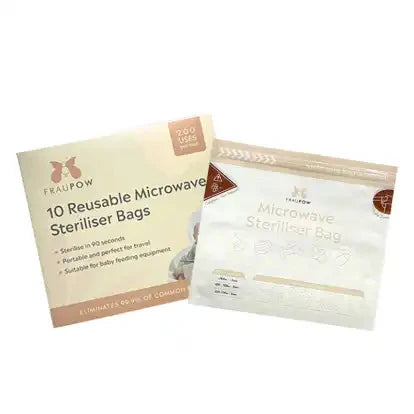 Fraupow Steam Clean Microwave Steriliser Bags