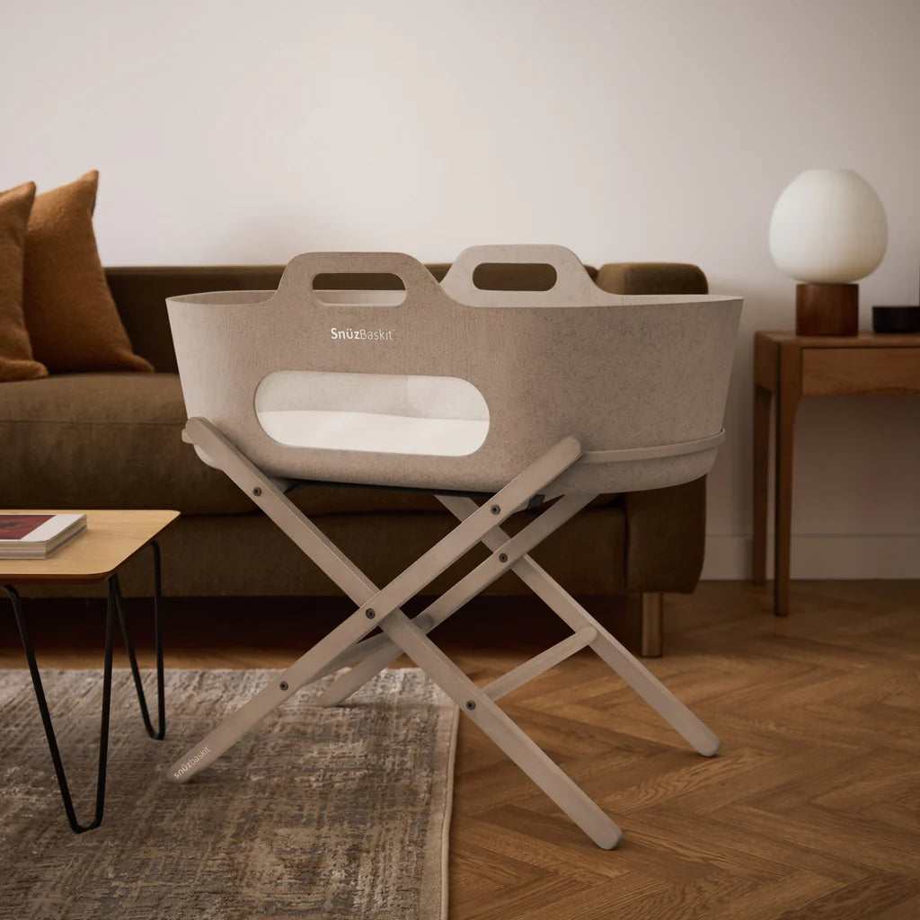SnuzBaskit Moses Basket & Stand - Mocha