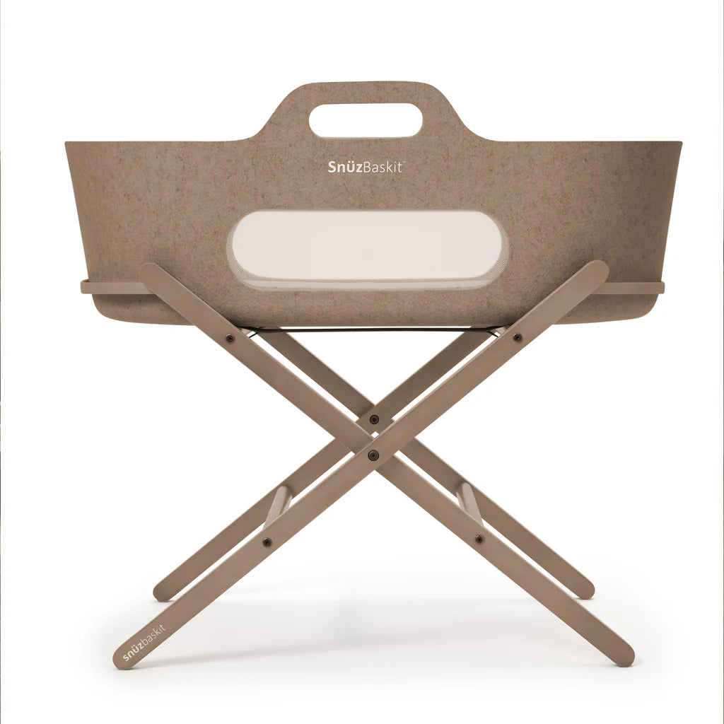 SnuzBaskit Moses Basket & Stand - Mocha