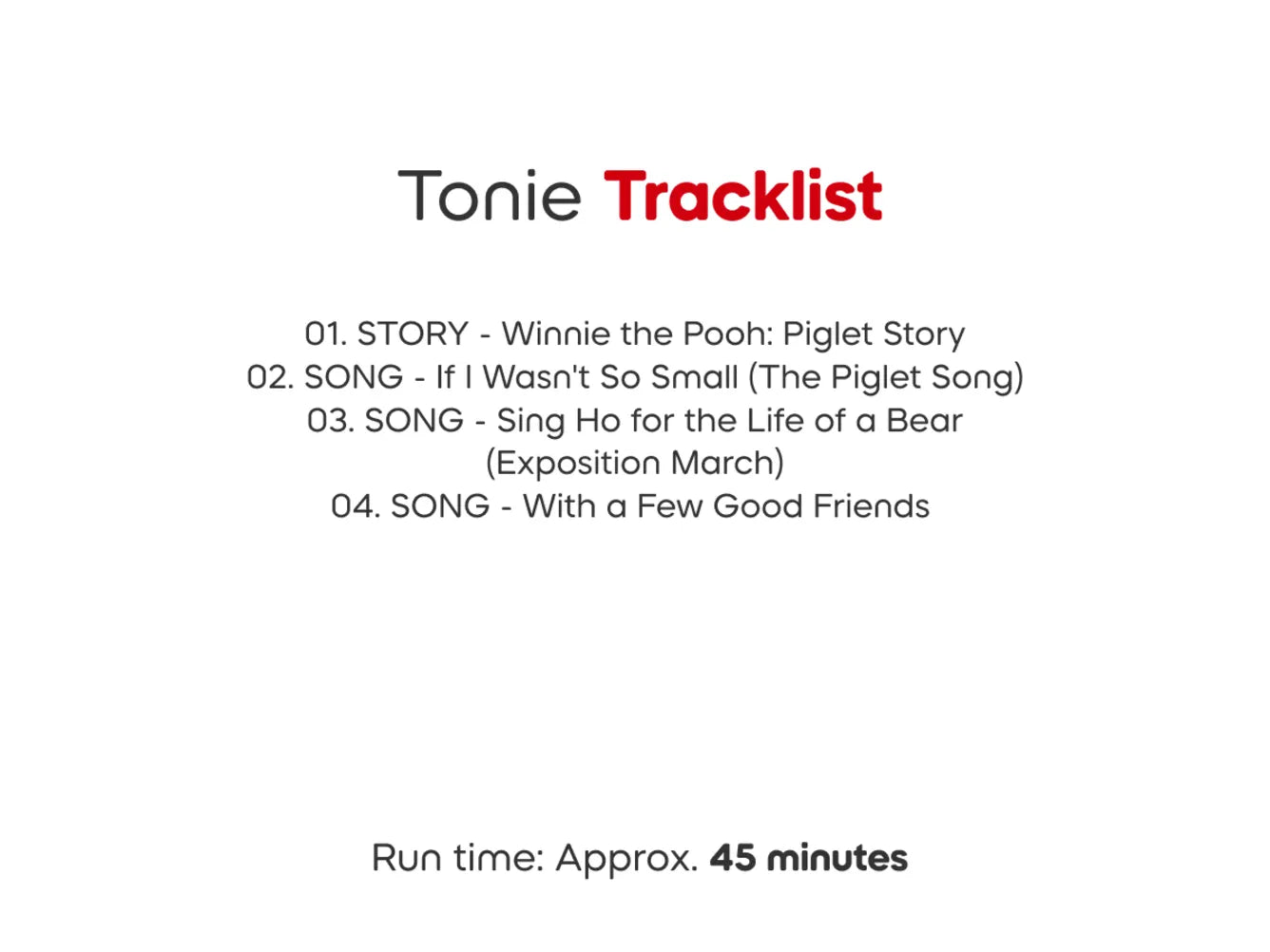 Tonies - Winnie the Pooh: Piglet