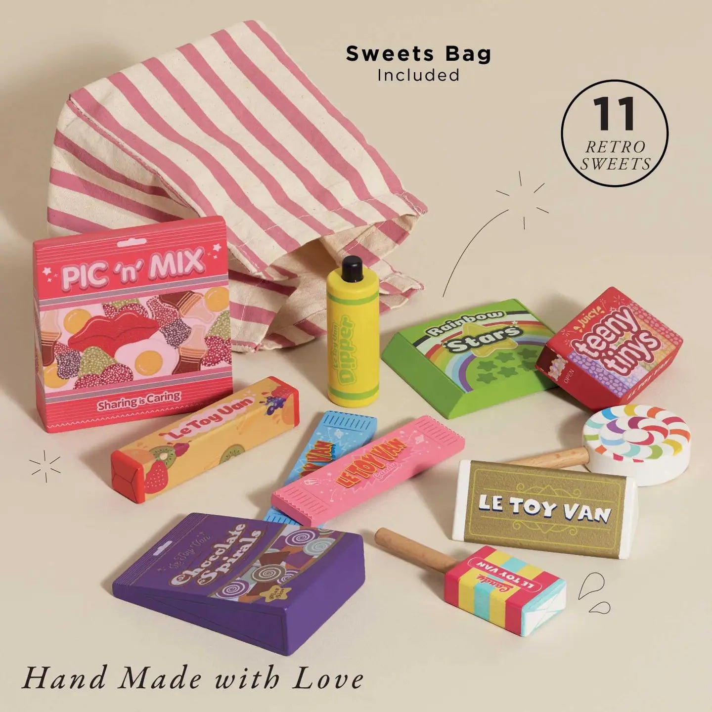 Le Toy Van Retro Sweets and Candy Roleplay Set